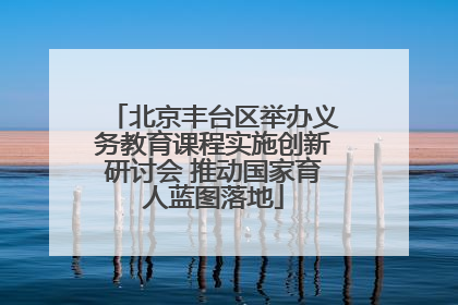 北京丰台区举办义务教育课程实施创新研讨会 推动国家育人蓝图落地